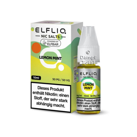 Elfliq Lemon Mint - Nikotinsalz Liquid - 10ml