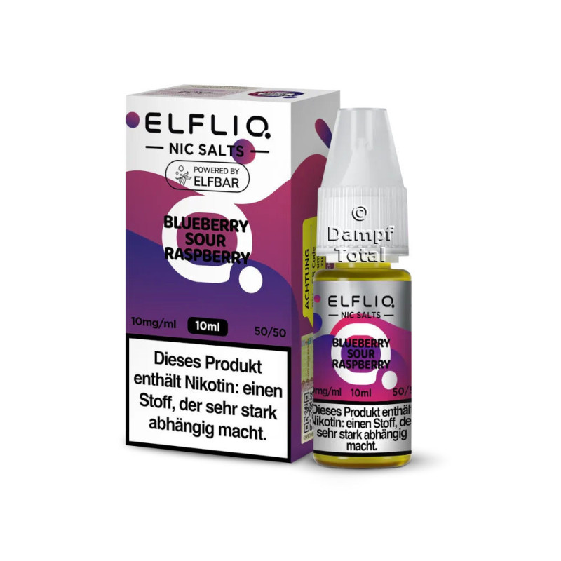 Elfliq Blueberry Sour Rasberry - Nikotinsalz Liquid - 10ml