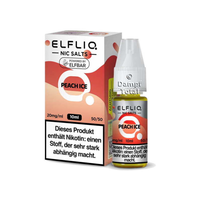 Elfliq Peach Ice - Nikotinsalz Liquid - 10ml